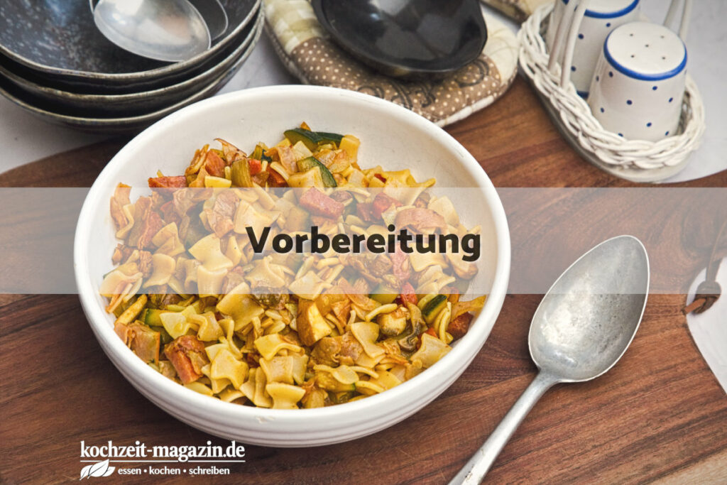 Bauern Gröstl Vorbereitung