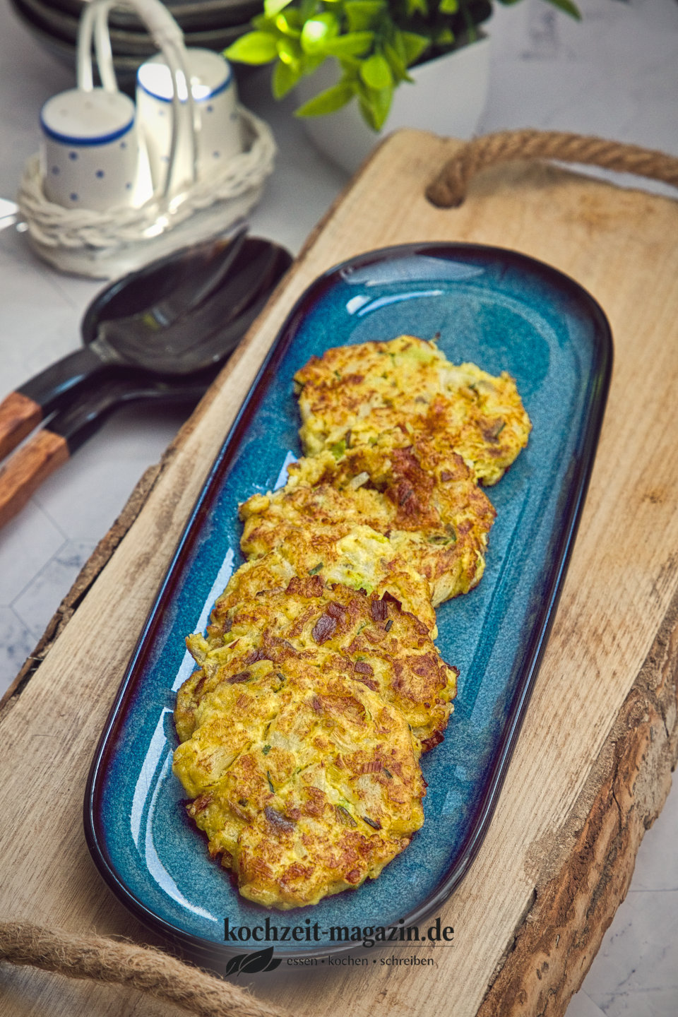 Blumenkohl Laibchen mit Käse