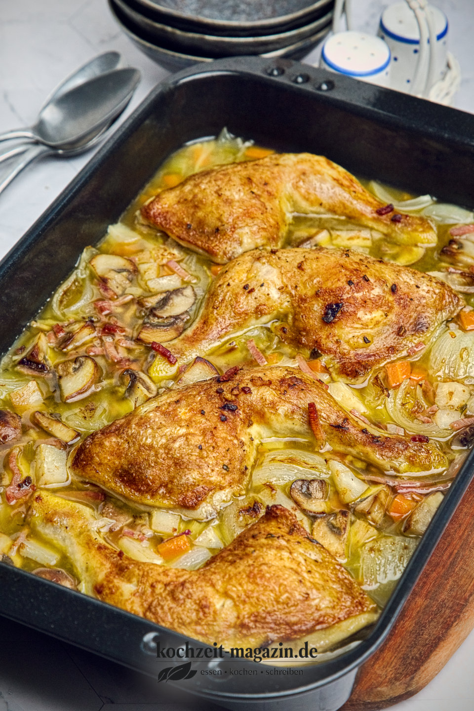 Coq au Vin blanc