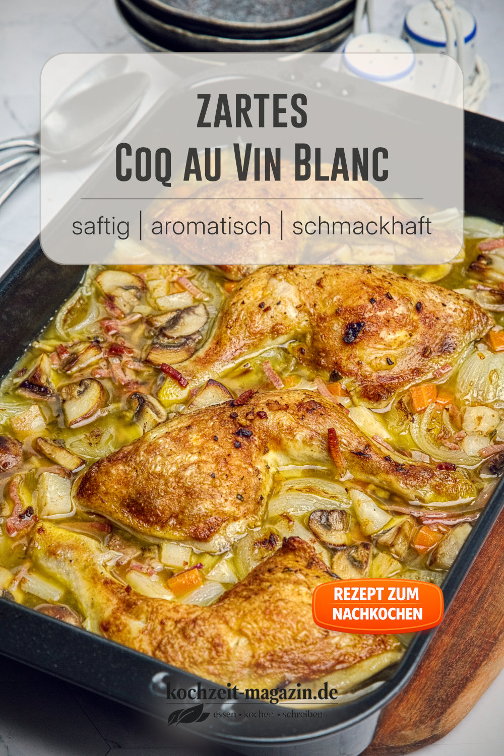 Coq au Vin blanc
