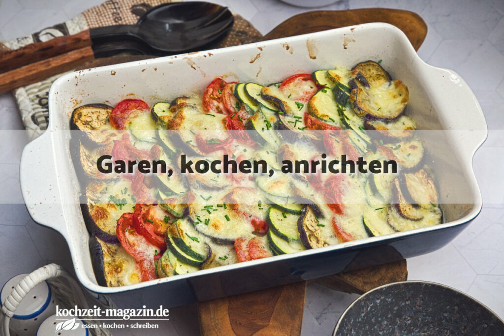 Gemüse Gratin garen