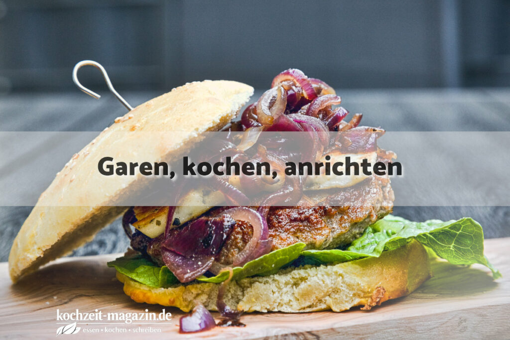 Halloumi Burger garen