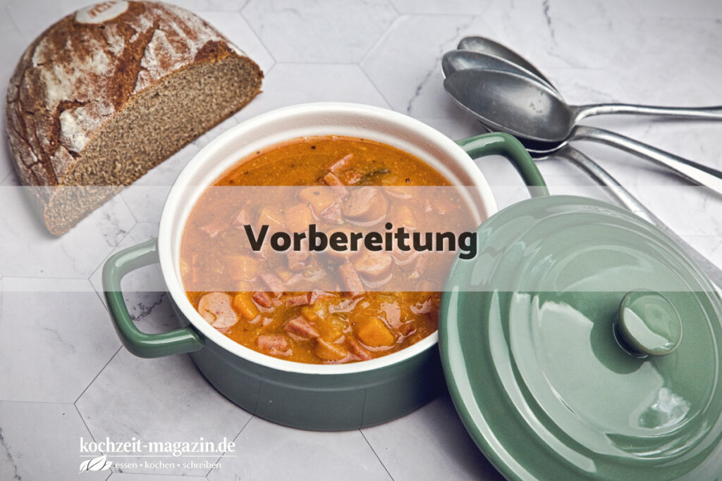 Süßkartoffel Gulasch Vorbereitung