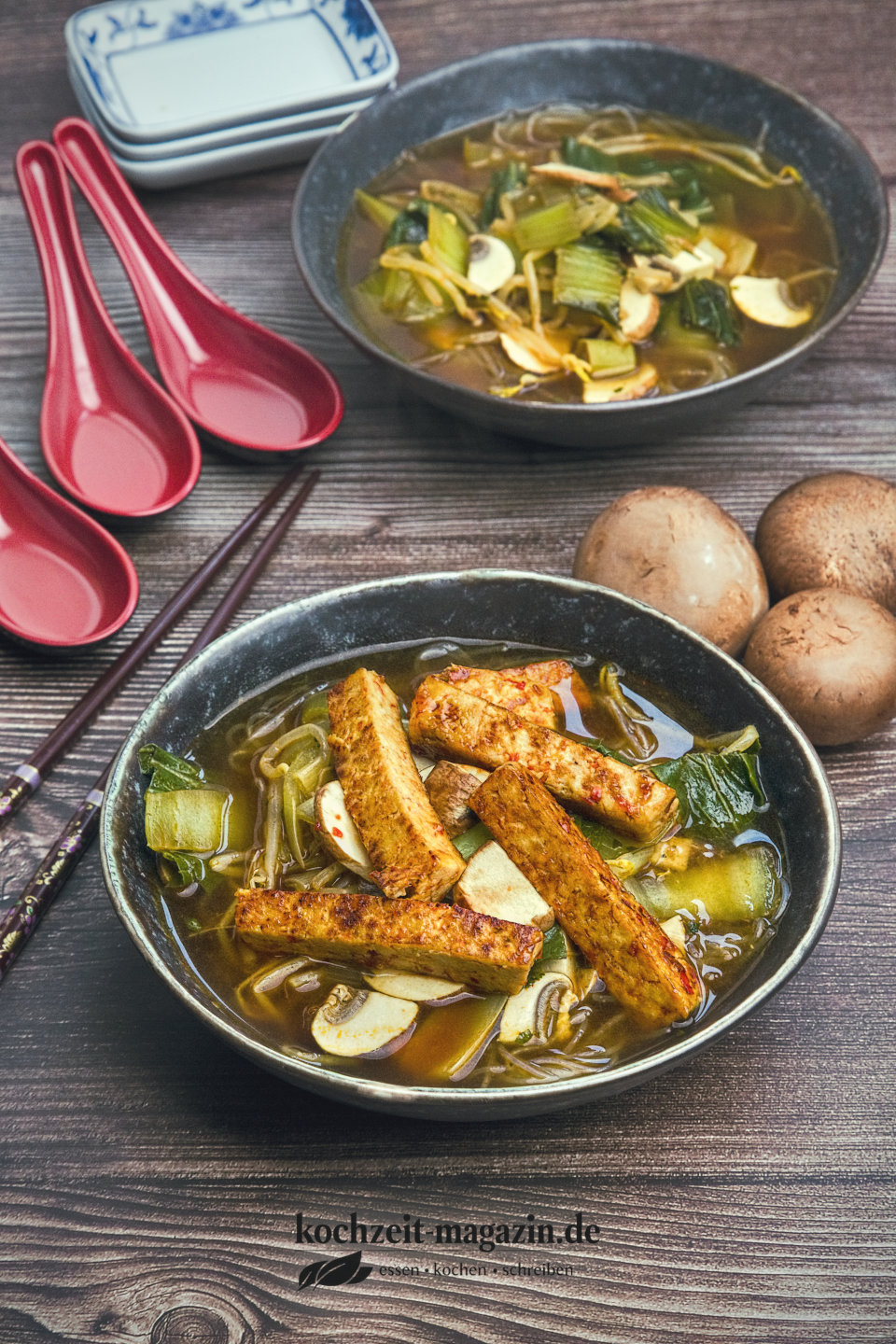 Vietnamesische Glasnudelsuppe Mien Chay