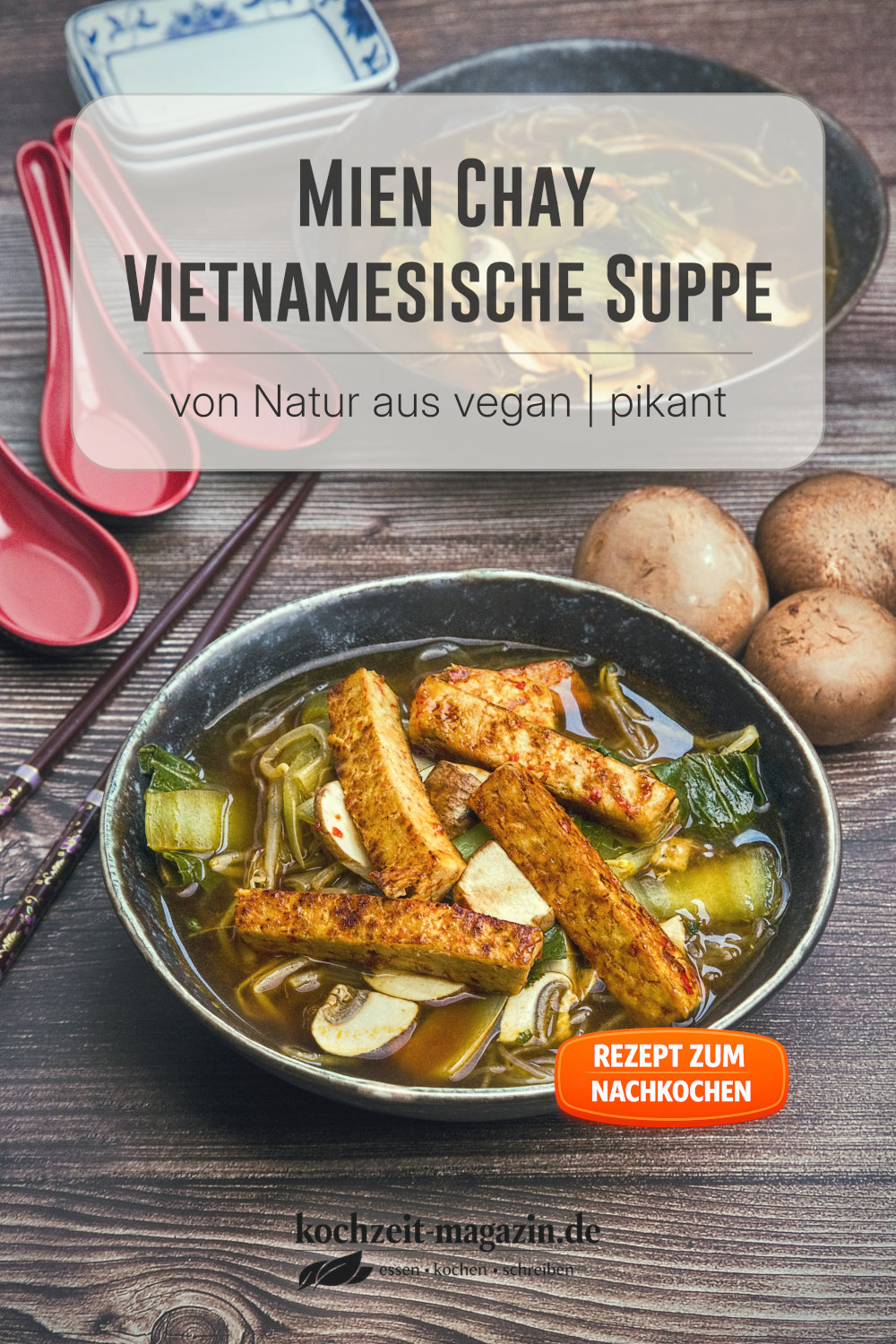 Vietnamesische Glasnudelsuppe