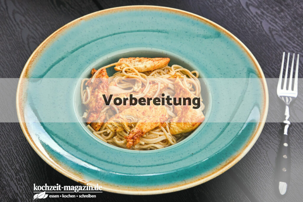 Chicken Alfredo Vorbereitung