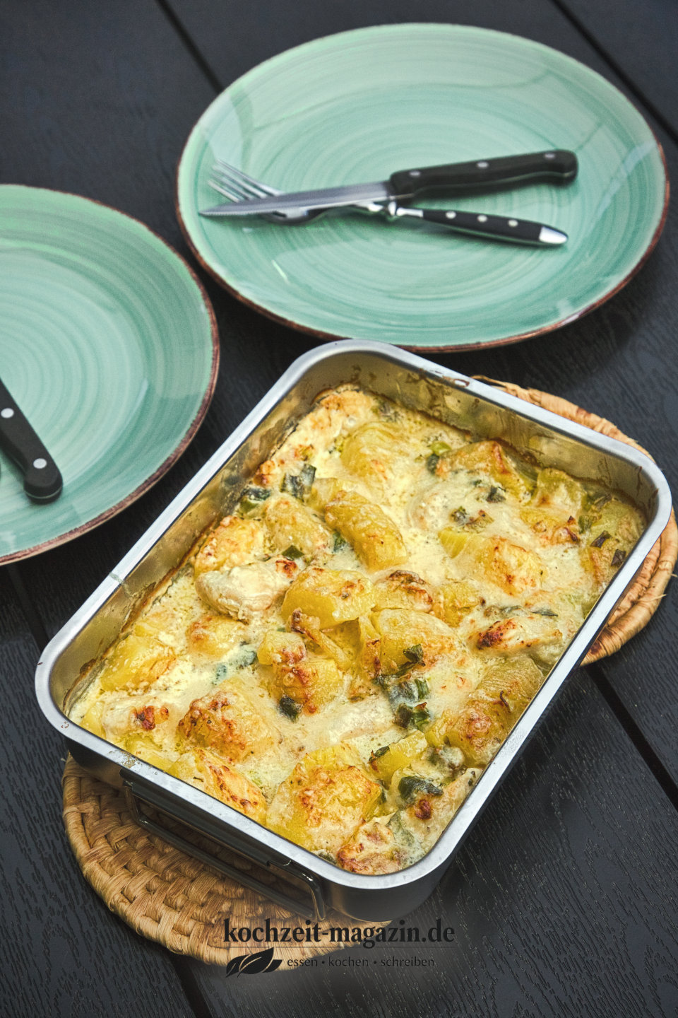 Kartoffel Hühnchen Auflauf