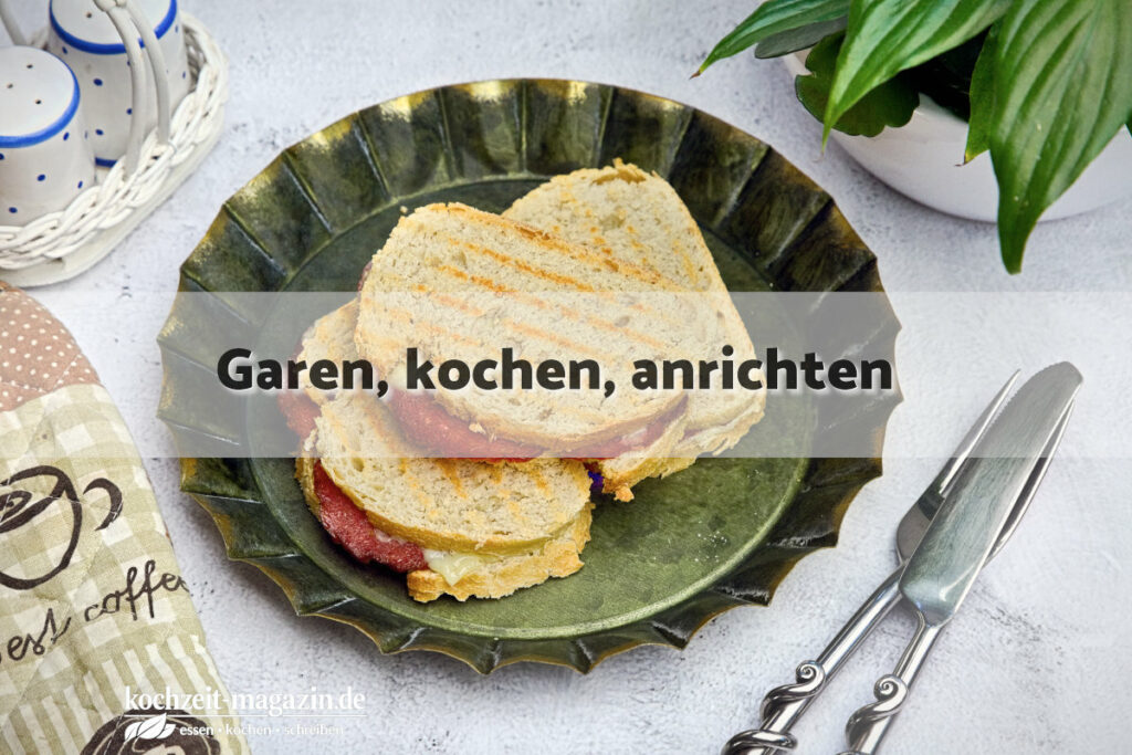 Sandwich Toast garen