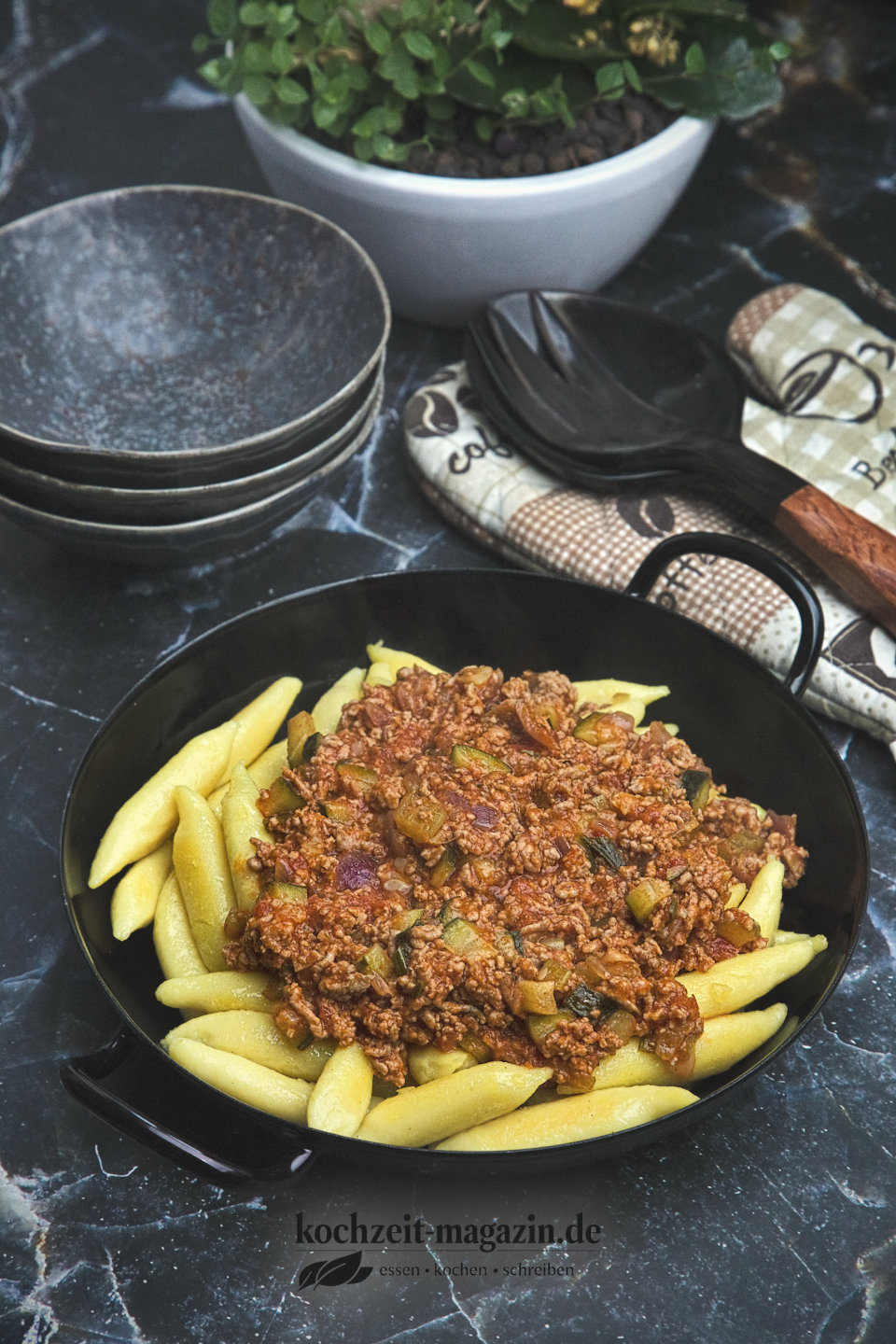 Schupfnudel Hackpfanne