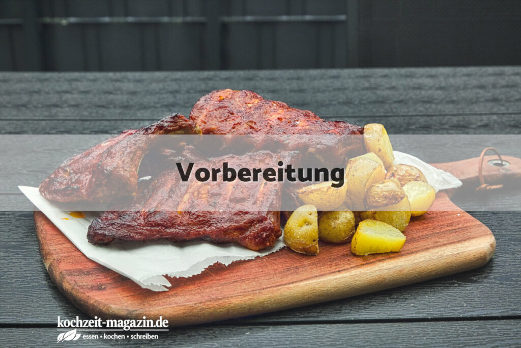 Asiatische Spareribs Vorbereitung