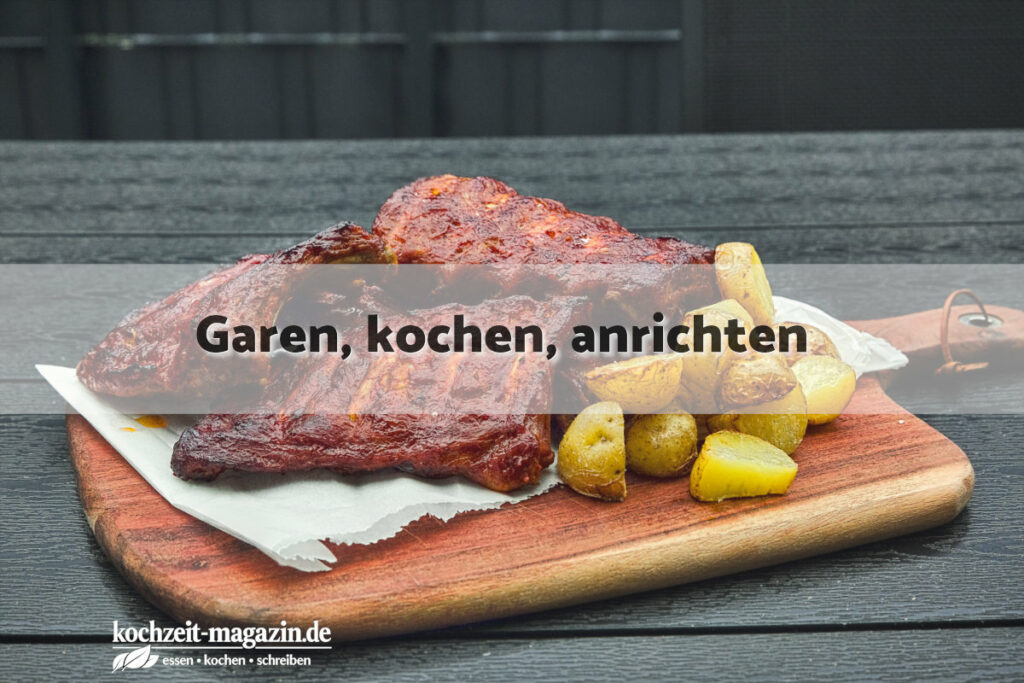 Asiatische Spareribs garen