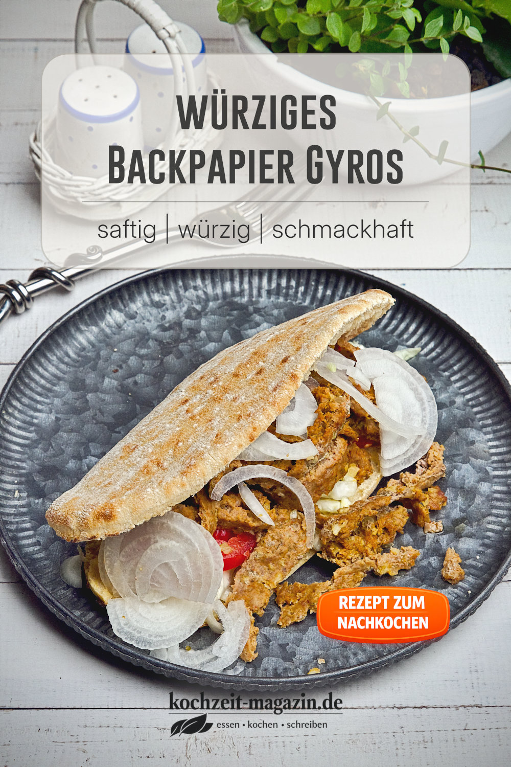 Backpapier Gyros Pita