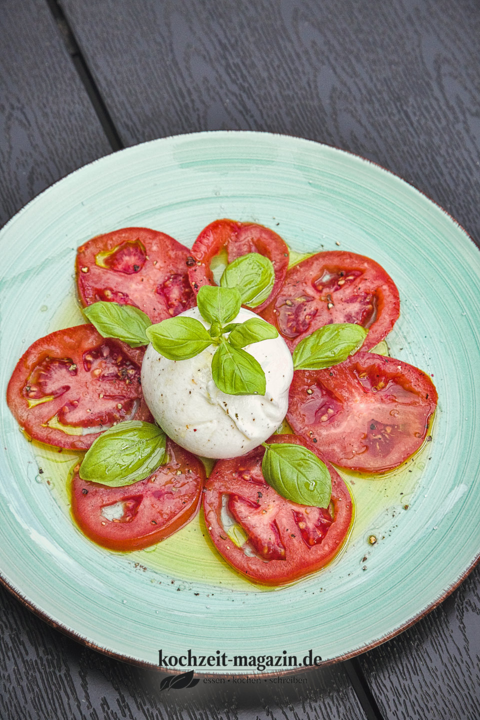 Burrata mit Tomaten