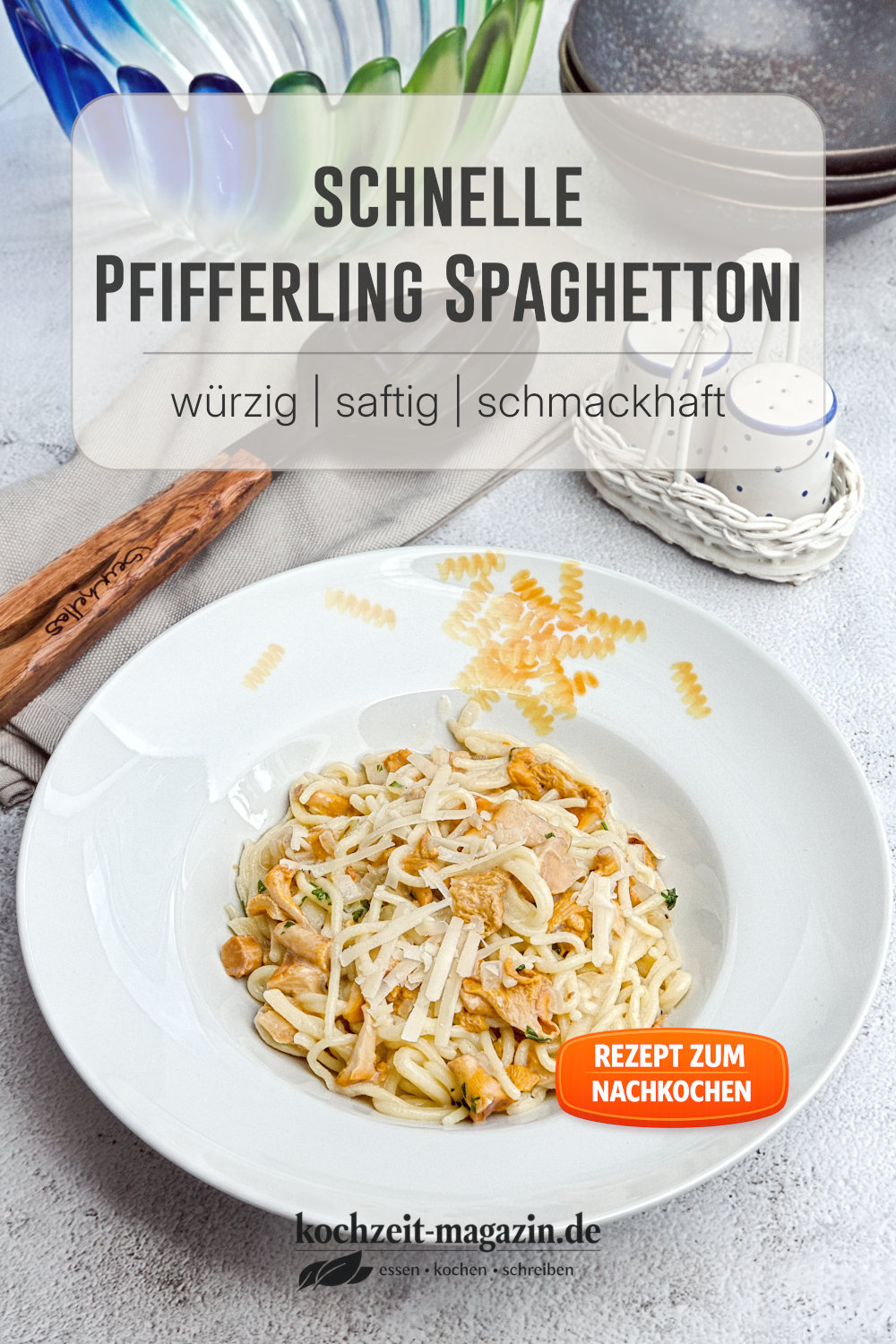 Pfifferling Spaghettoni