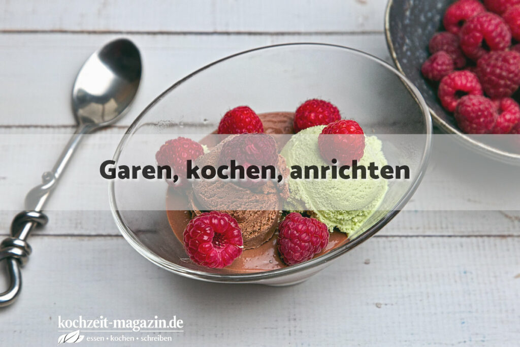 Pudding Himbeer Dessert garen