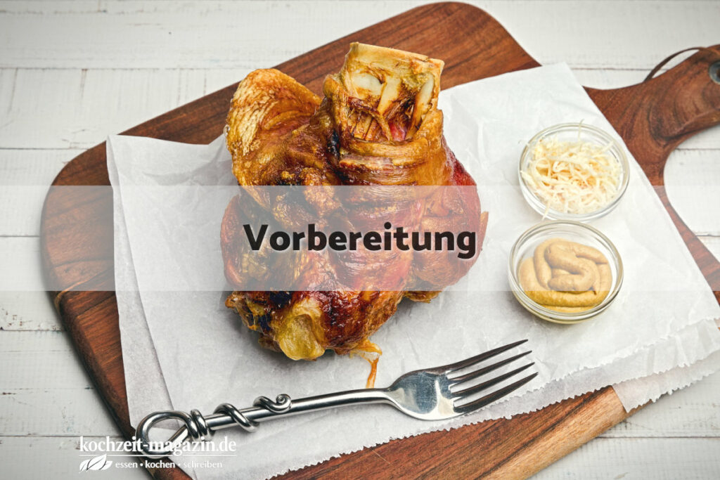 Stelze Vorbereitung