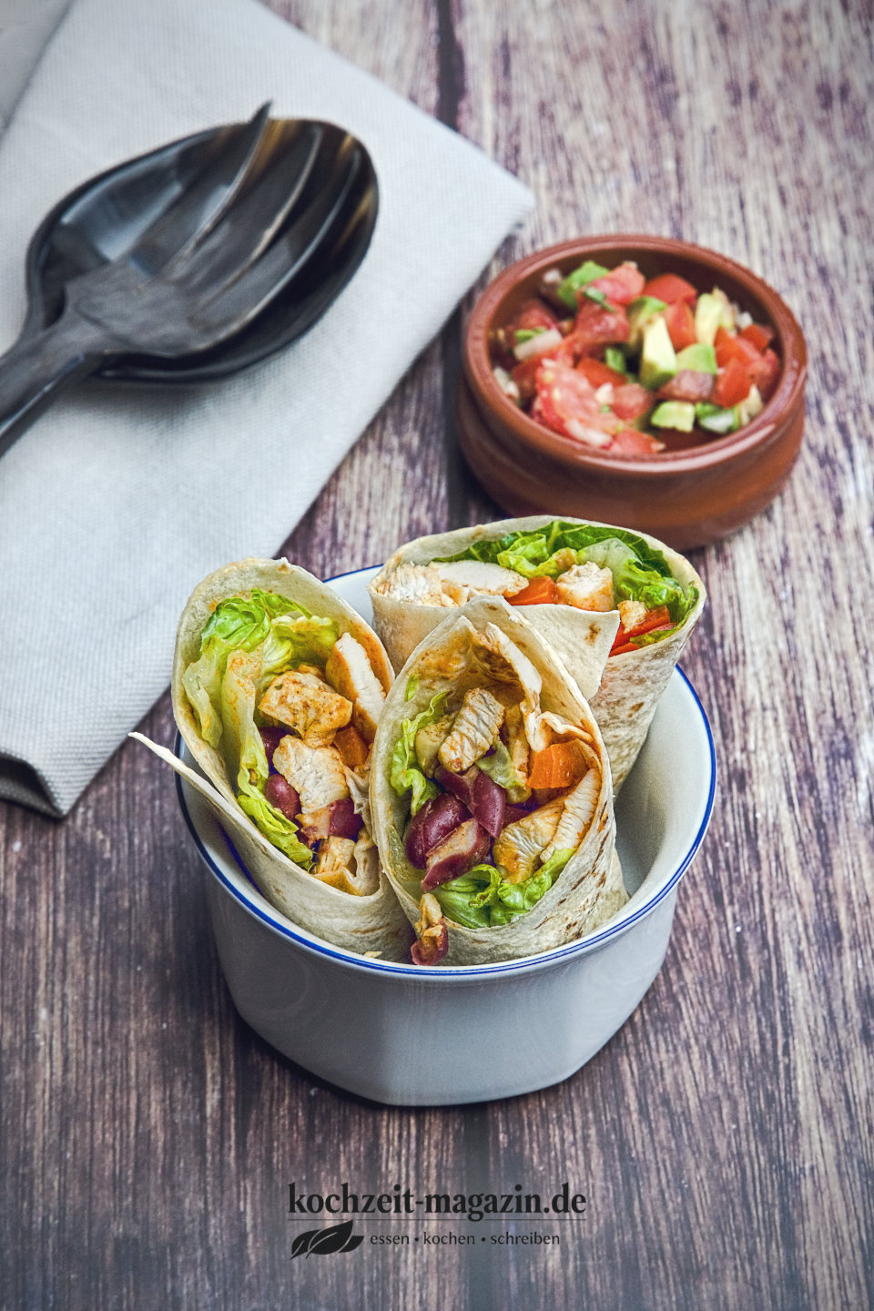 Tex Mex Chicken Wraps Abbildung 1 Tex Mex Chicken Wraps