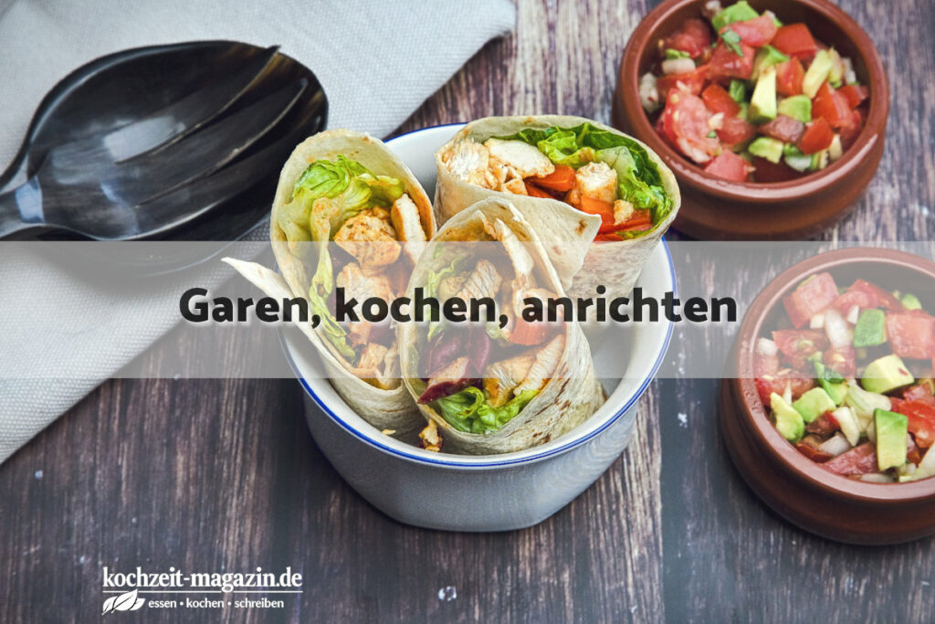 Tex Mex Chicken Wraps garen