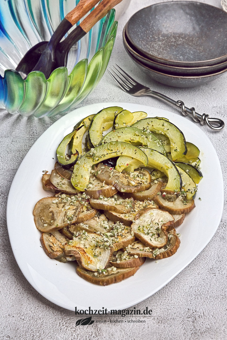 Antipasti Zucchini Aubergine Abbildung 1 Antipasti Zucchini Aubergine