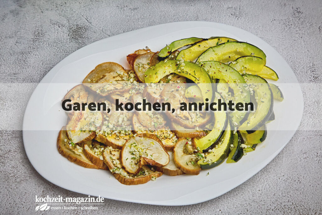 Antipasti Zucchini Aubergine garen