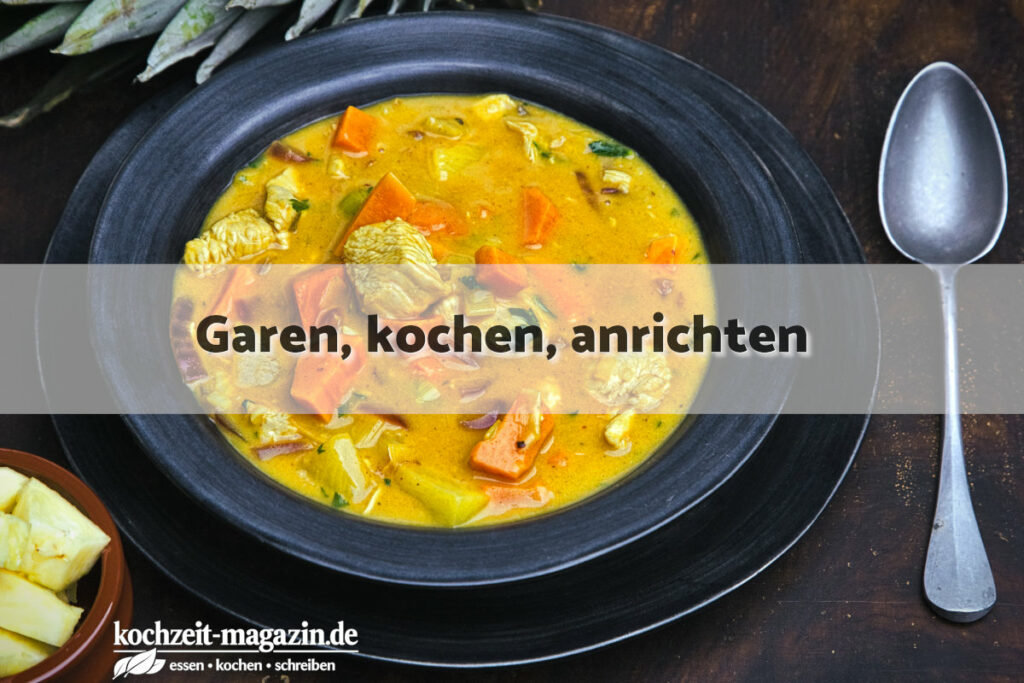 Puten Curry Jamaica garen