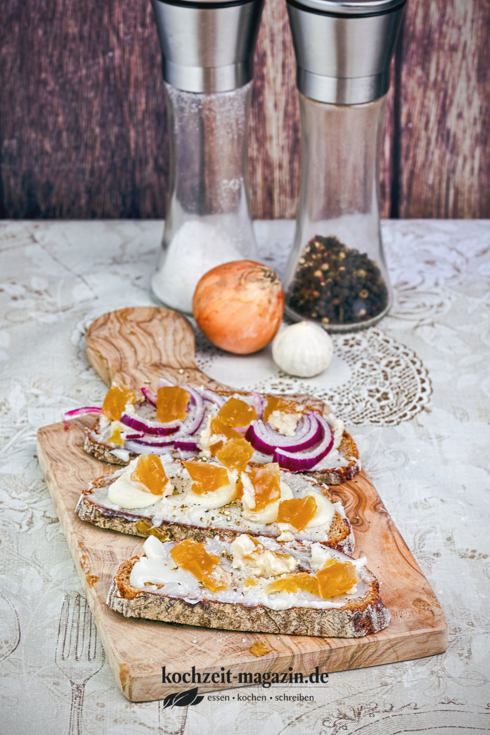 Bradlfettn Brot, Brot mit Bratenfett
