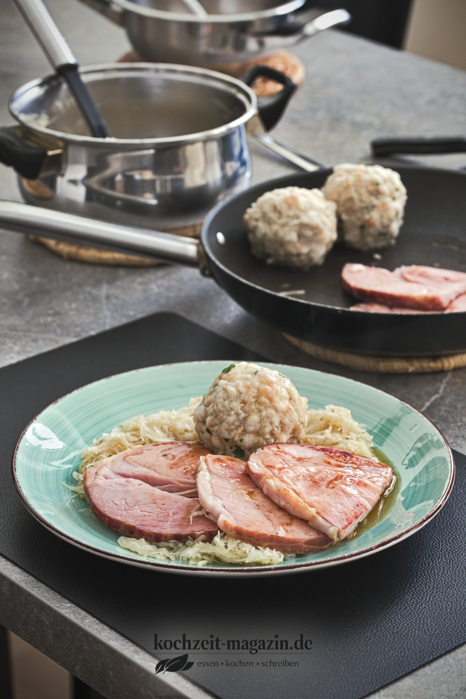 Kassler Kraut Knödel