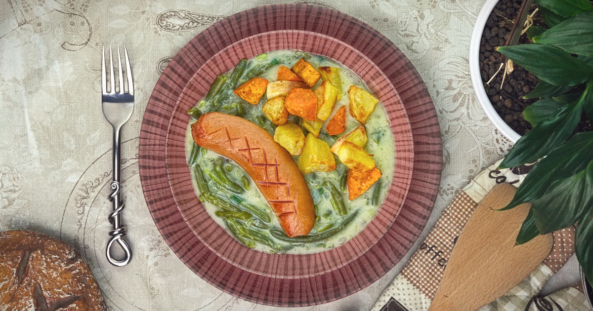 Knacker Rahmfisolen Rezept