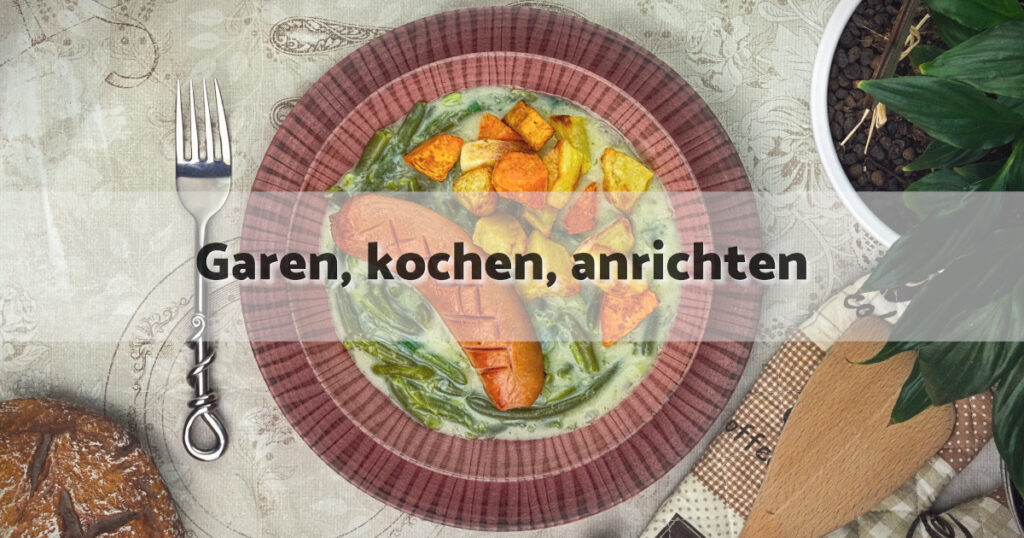 Knacker Rahmfisolen garen