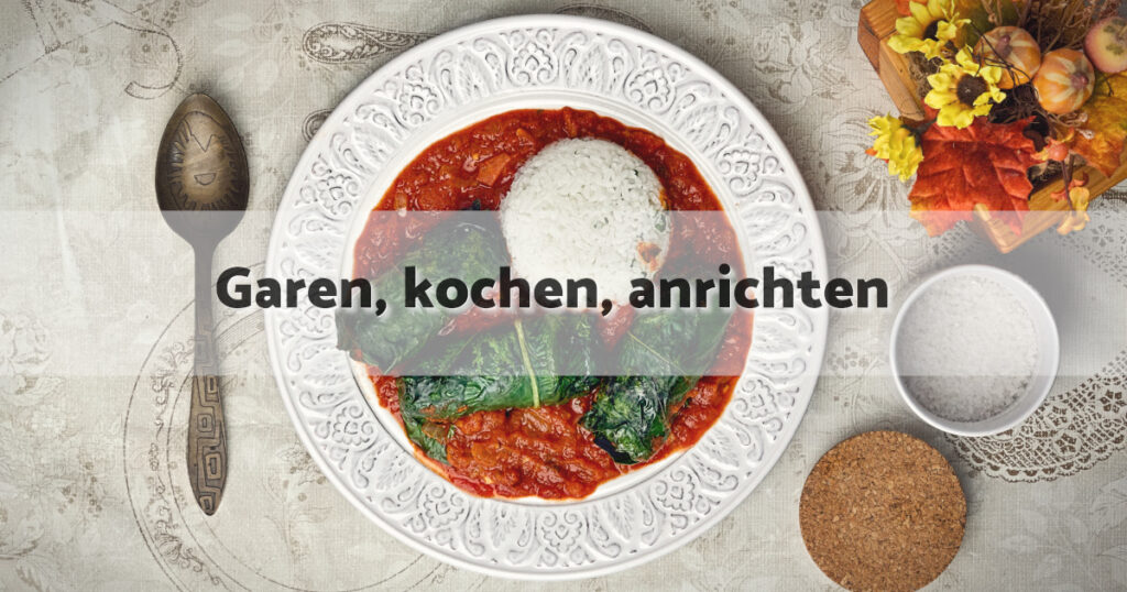 Mangold Hackröllchen garen