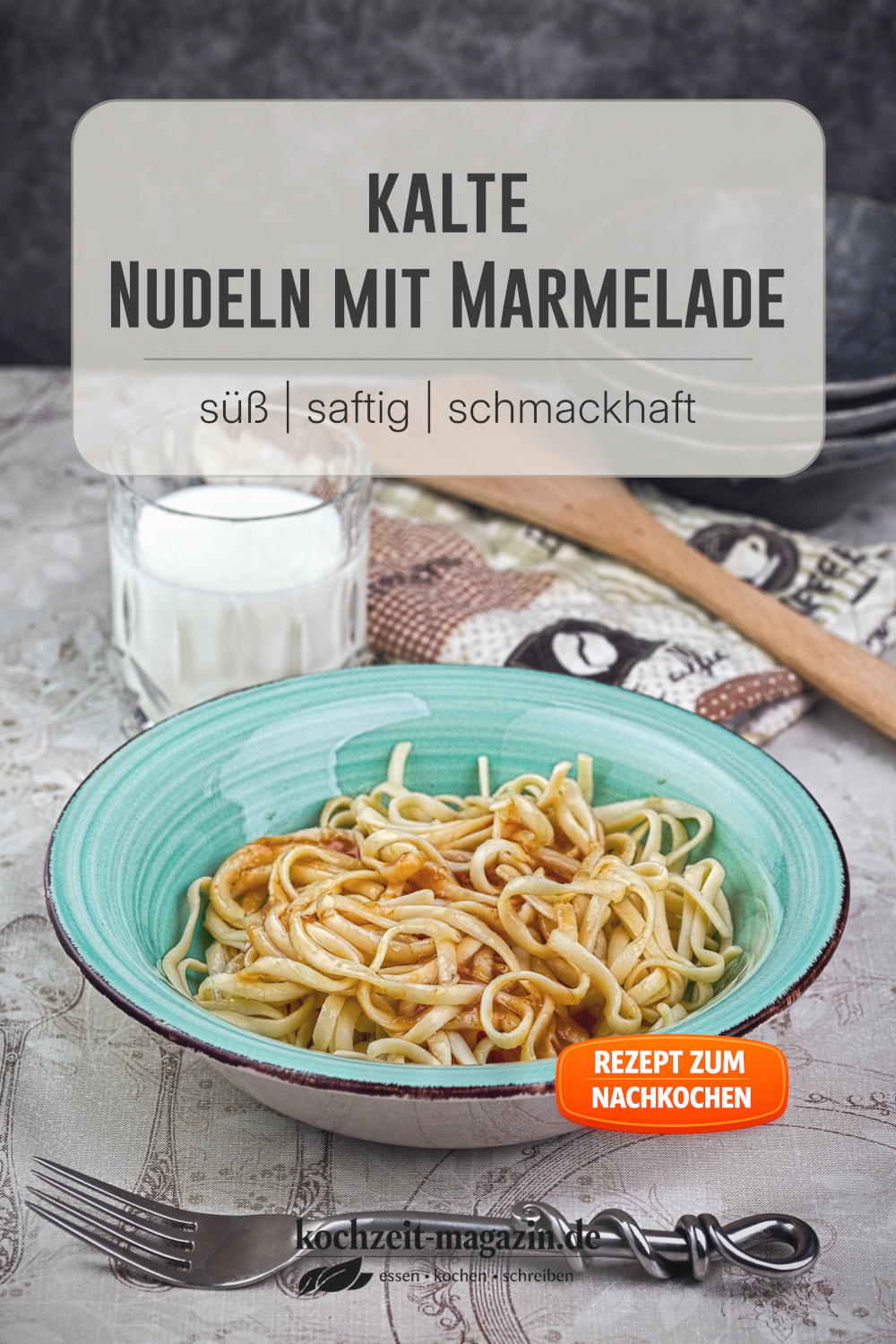 Nudeln mit Marmelade