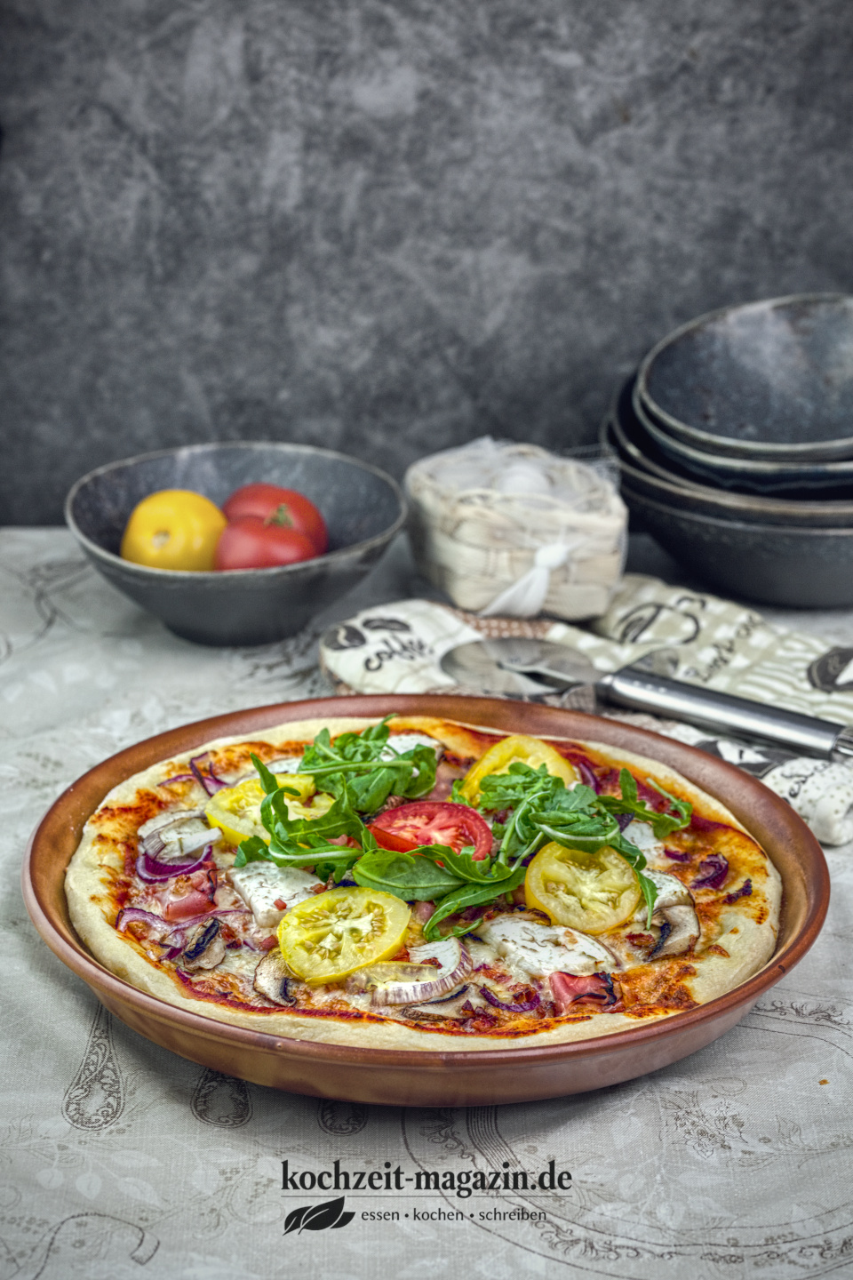 Pizza Mediterrana Abbildung 1 Pizza Mediterrana