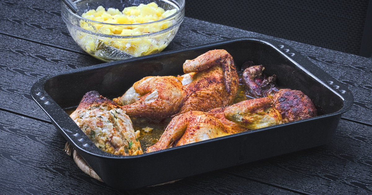 gefülltes Brathuhn Rezept