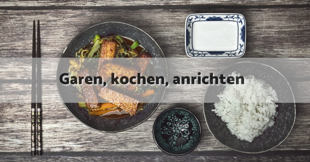 Gemüse Wok mit Tofu garen