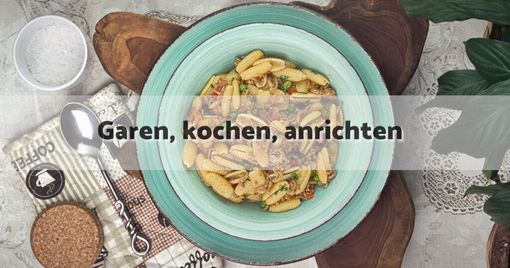 Hackfleisch Pasta garen