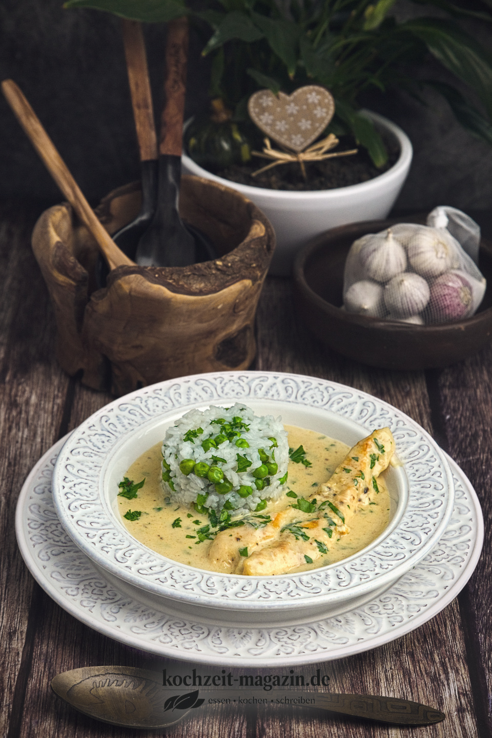 Knoblauch Hühnchen