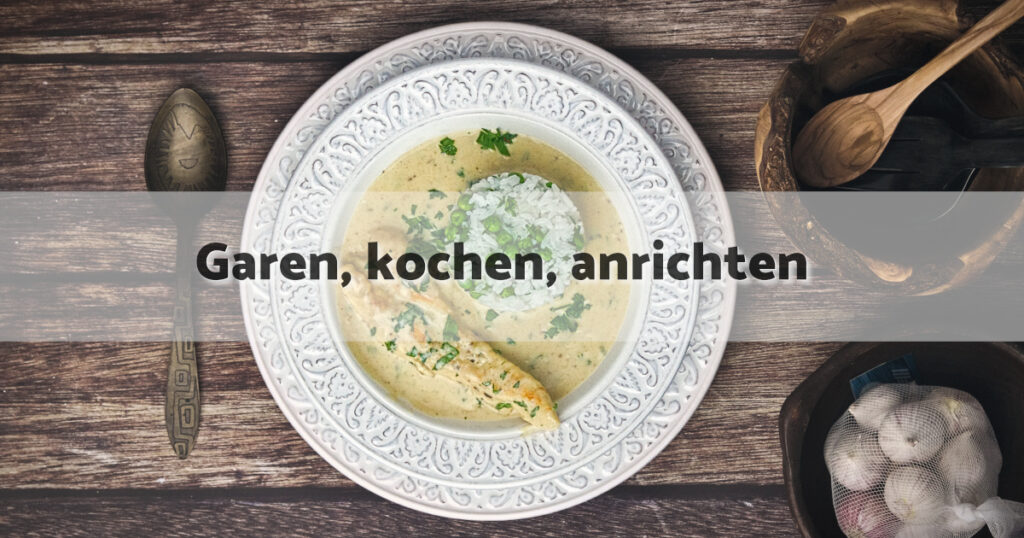 Knoblauch Hühnchen garen