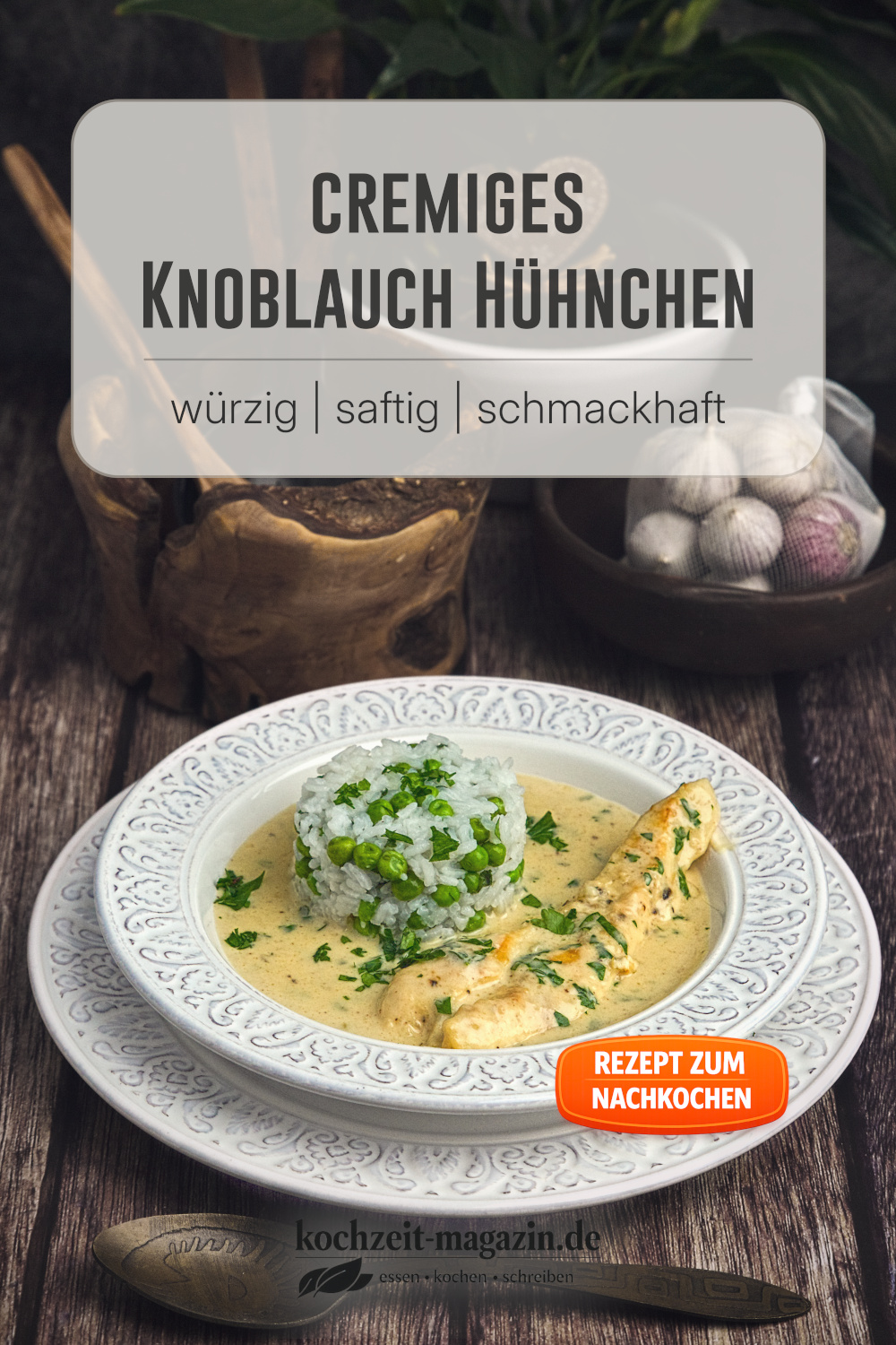 Knoblauch Hühnchen