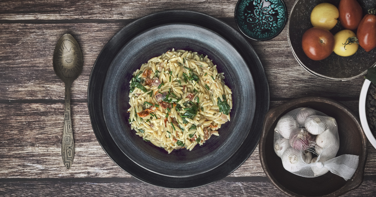 Kritharaki Pfanne Rezept