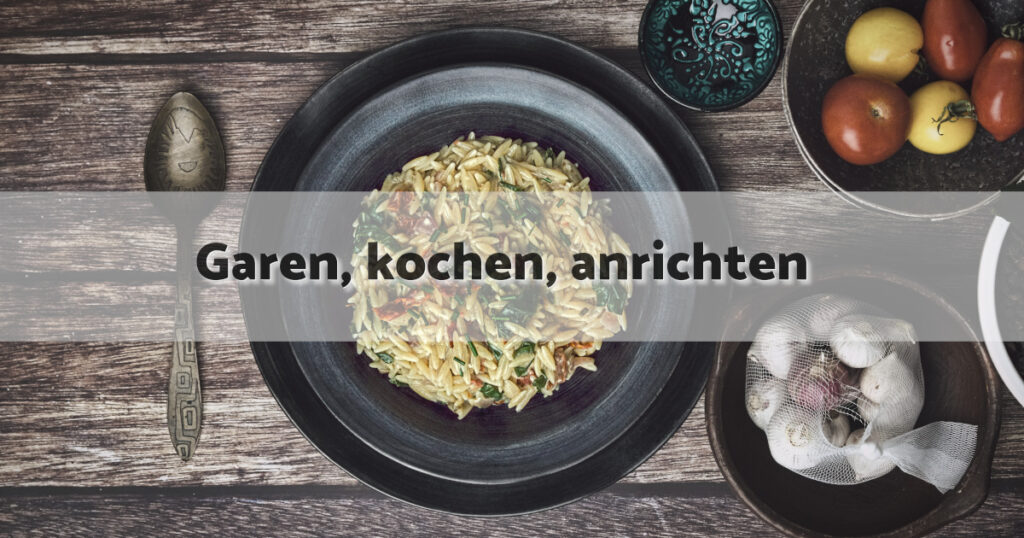 Kritharaki Pfanne garen