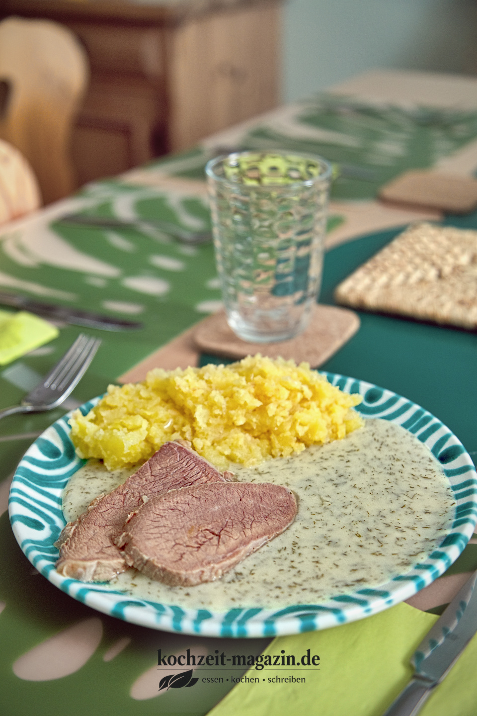 Tafelspitz auf DIllsoße Abbildung 1 Tafelspitz auf cremiger Dillsoße