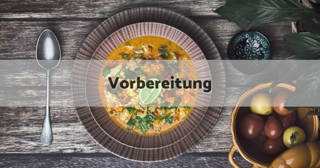 Tex Mex Chicken Soup Vorbereitung